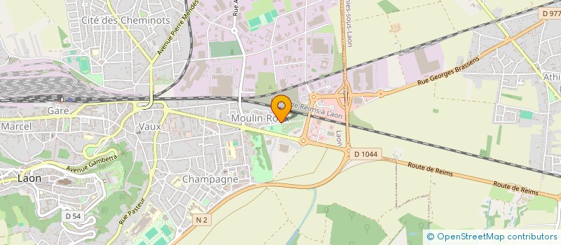 localisation de l'entreprise MONSIEUR ROMAIN DENIMAL  LAON