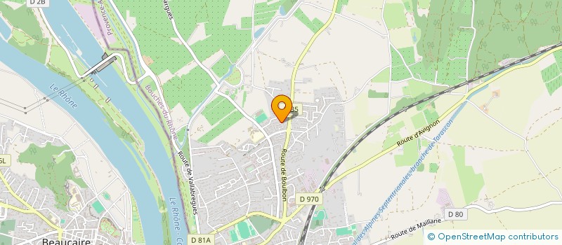 localisation de l'entreprise MONSIEUR ROMAIN DENIS  TARASCON