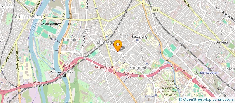 localisation de l'entreprise MONSIEUR ROMAIN DENIS-JUNG  TOULOUSE