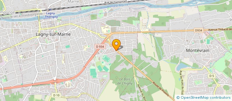 localisation de l'entreprise MONSIEUR ROMAIN DESAPHIE  LAGNY-SUR-MARNE