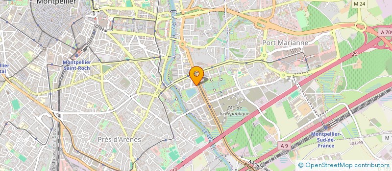 localisation de l'entreprise MONSIEUR ROMAIN DESCAMPS  MONTPELLIER