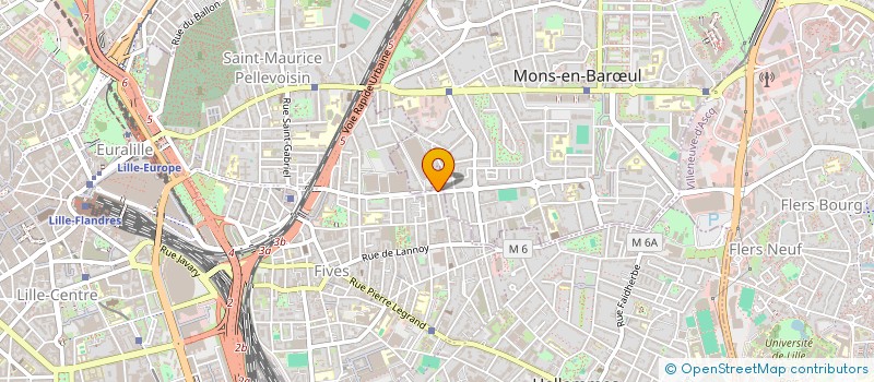 localisation de l'entreprise MONSIEUR ROMAIN DESCOURS à LILLE