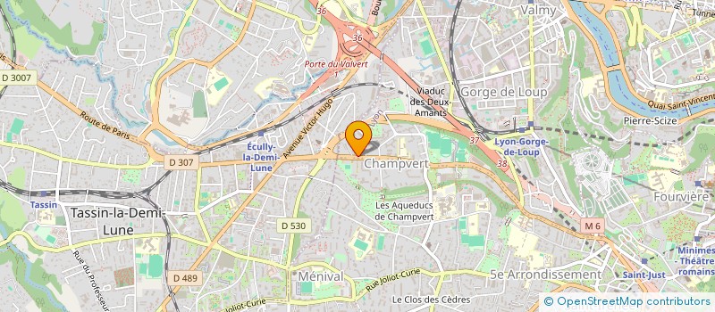 localisation de l'entreprise MONSIEUR ROMAIN DESFARGES  LYON