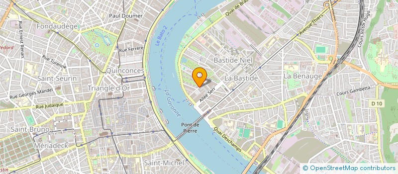 localisation de l'entreprise MONSIEUR ROMAIN DESFARGES  BORDEAUX