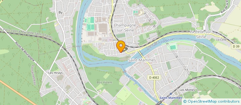 localisation de l'entreprise MONSIEUR ROMAIN DESFORGES  CHAMPAGNE-SUR-SEINE