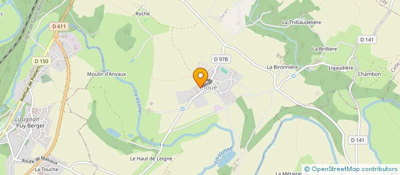 localisation de l'entreprise MONSIEUR ROMAIN DESJARDINS à CLOUE