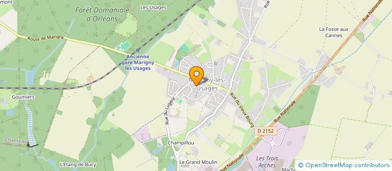 localisation de l'entreprise MONSIEUR ROMAIN DESMOINEAUX à MARIGNY-LES-USAGES