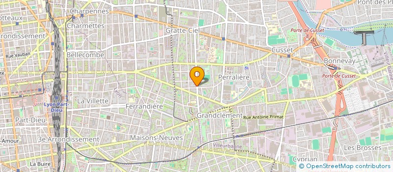 localisation de l'entreprise MONSIEUR ROMAIN DESMORTREUX  VILLEURBANNE