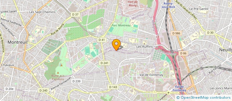 localisation de l'entreprise MONSIEUR ROMAIN DESSEAUX à MONTREUIL