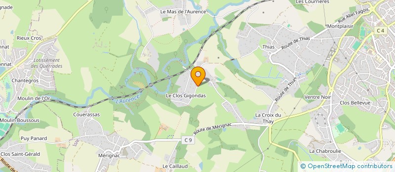 localisation de l'entreprise MONSIEUR ROMAIN DESVEAUX  ISLE