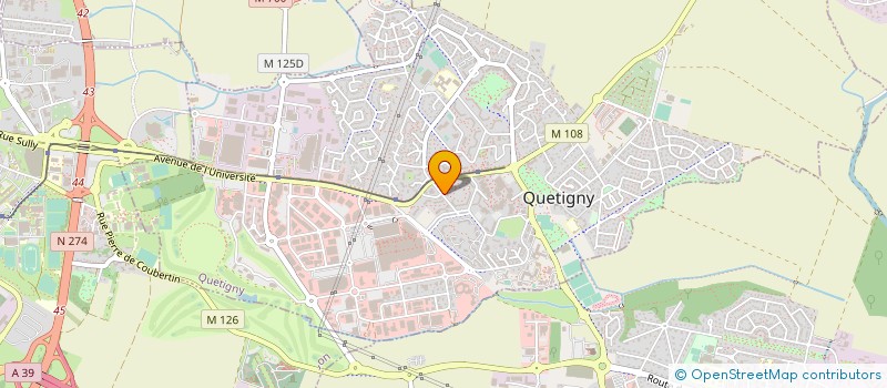localisation de l'entreprise MONSIEUR ROMAIN DESVIGNES à QUETIGNY