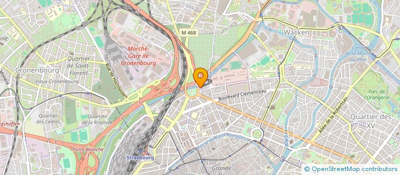 localisation de l'entreprise MONSIEUR ROMAIN DEVAUX à STRASBOURG