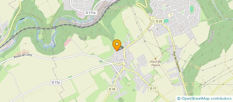 localisation de l'entreprise MONSIEUR ROMAIN DEVILLARD  CUTRY