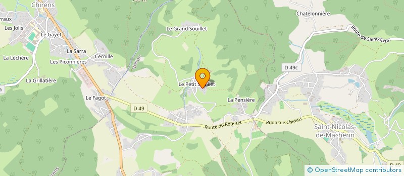 localisation de l'entreprise MONSIEUR ROMAIN DEVRIESE à VOIRON