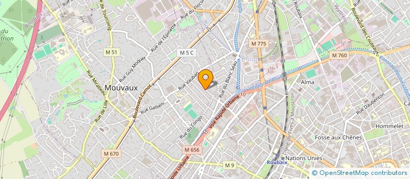 localisation de l'entreprise MONSIEUR ROMAIN DEVYS  MOUVAUX