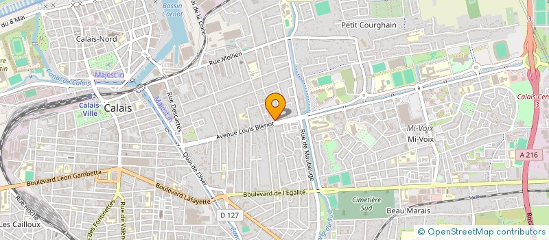 localisation de l'entreprise MONSIEUR ROMAIN DEWAGHE  CALAIS