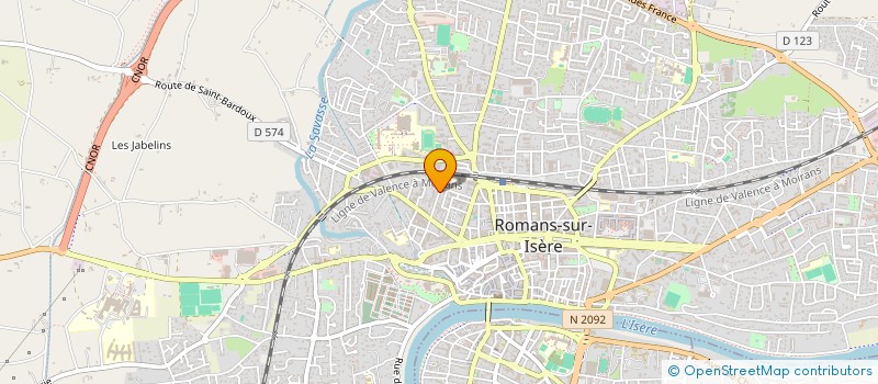 localisation de l'entreprise MONSIEUR ROMAIN DEYDIER  ROMANS-SUR-ISERE