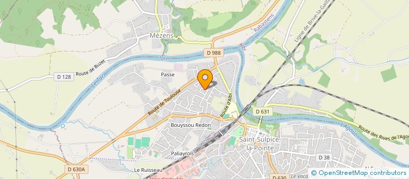 localisation de l'entreprise MONSIEUR ROMAIN DHYSER à SAINT-SULPICE-LA-POINTE