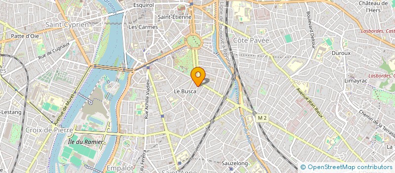 localisation de l'entreprise MONSIEUR ROMAIN DI FIORE  TOULOUSE