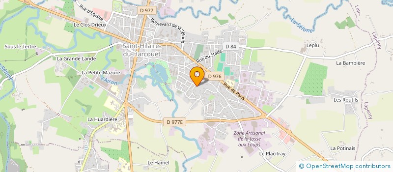 localisation de l'entreprise MONSIEUR ROMAIN DI FIORE  SAINT-HILAIRE-DU-HARCOUET