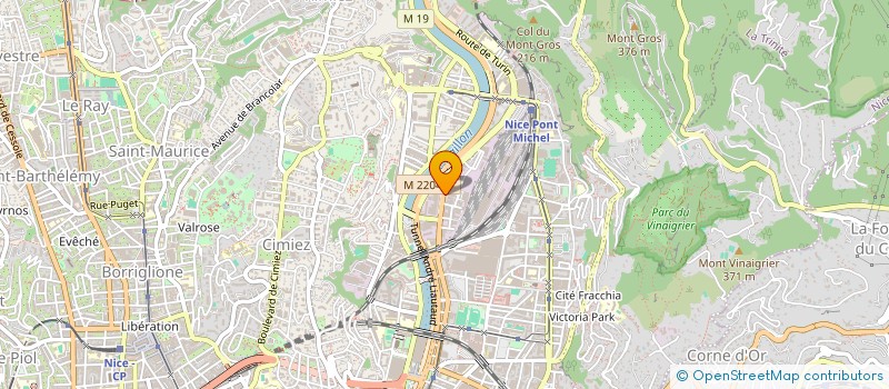 localisation de l'entreprise MONSIEUR ROMAIN DI MICHELE  NICE