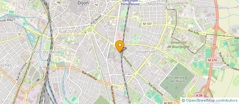 localisation de l'entreprise MONSIEUR ROMAIN DIAZ à DIJON