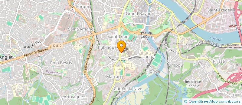 localisation de l'entreprise MONSIEUR ROMAIN DIDAILLER  BAYONNE