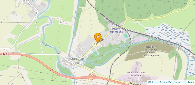 localisation de l'entreprise MONSIEUR ROMAIN DIEUDONNE à PAGNY-SUR-MEUSE