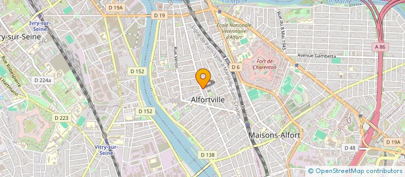 localisation de l'entreprise MONSIEUR ROMAIN DILMAN à ALFORTVILLE