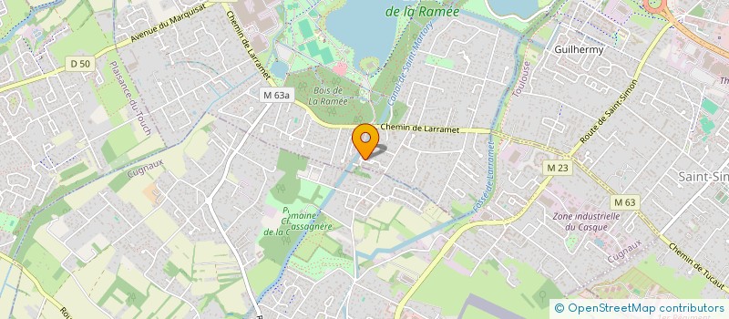 localisation de l'entreprise MONSIEUR ROMAIN DINIS  TOURNEFEUILLE