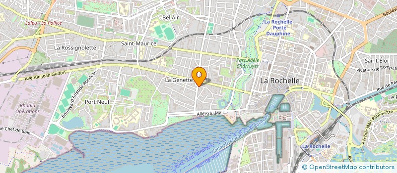 localisation de l'entreprise MONSIEUR ROMAIN DION  LA ROCHELLE