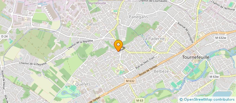 localisation de l'entreprise MONSIEUR ROMAIN DION  TOURNEFEUILLE