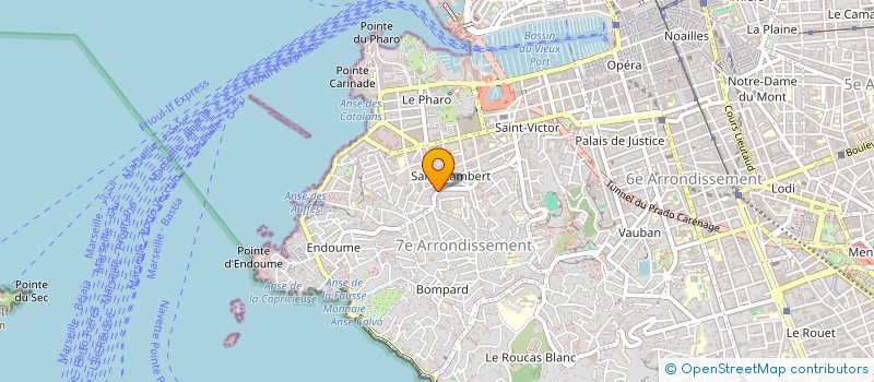 localisation de l'entreprise MONSIEUR ROMAIN DIOT à MARSEILLE