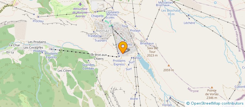 localisation de l'entreprise MONSIEUR ROMAIN DIOT  MORZINE