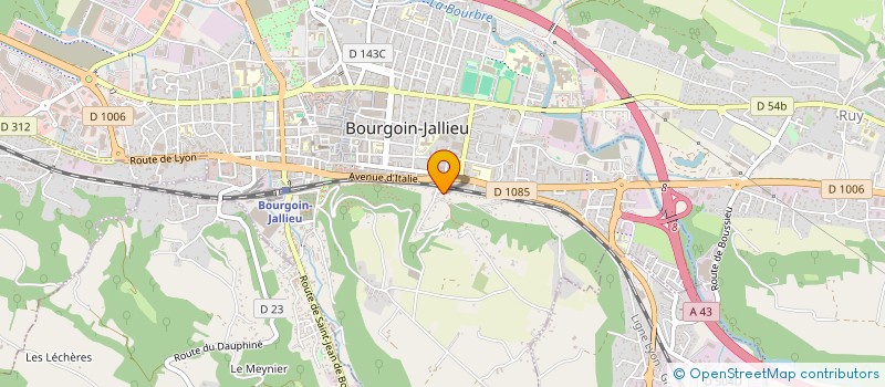 localisation de l'entreprise MONSIEUR ROMAIN DIURNO  BOURGOIN-JALLIEU