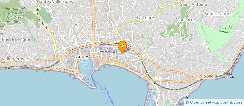 localisation de l'entreprise MONSIEUR ROMAIN DOBOVSEK à CANNES