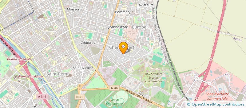 localisation de l'entreprise MONSIEUR ROMAIN DOGAN à REIMS