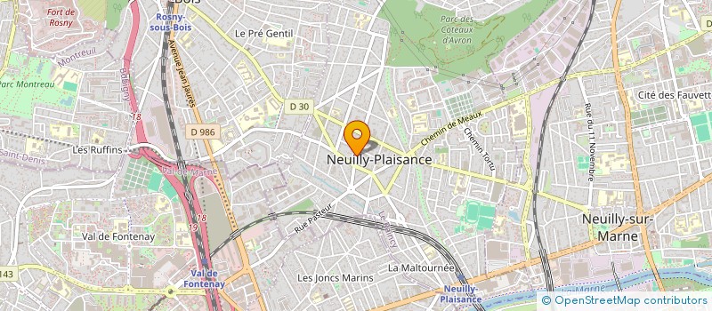 localisation de l'entreprise MONSIEUR ROMAIN DOIT à NEUILLY-PLAISANCE