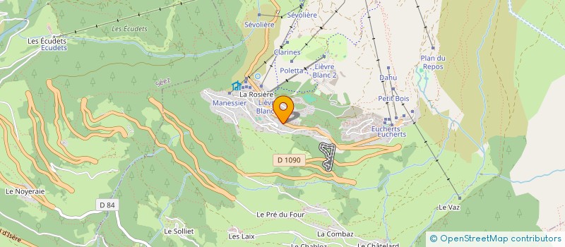 localisation de l'entreprise MONSIEUR ROMAIN DOREE  MONTVALEZAN