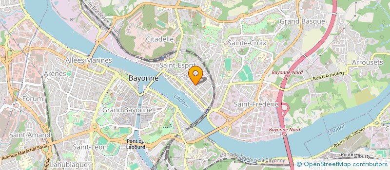 localisation de l'entreprise MONSIEUR ROMAIN DOUARCHE à BAYONNE
