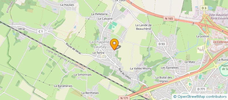 localisation de l'entreprise MONSIEUR ROMAIN DOUAUD  LA CHAPELLE LAUNAY