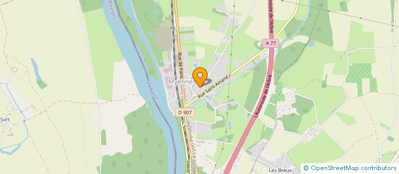 localisation de l'entreprise MONSIEUR ROMAIN DOUDEAU à MYENNES