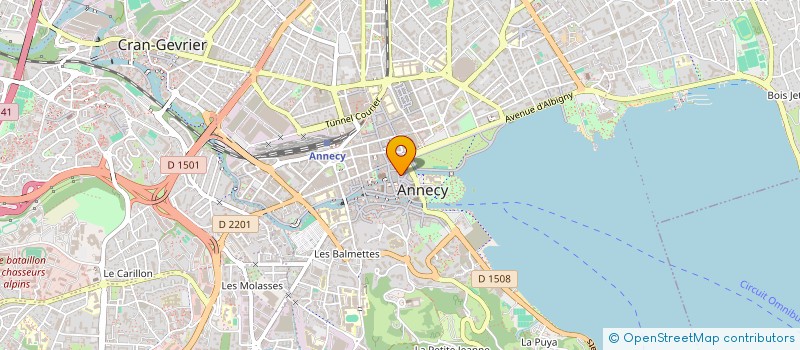 localisation de l'entreprise MONSIEUR ROMAIN DREWING à ANNECY