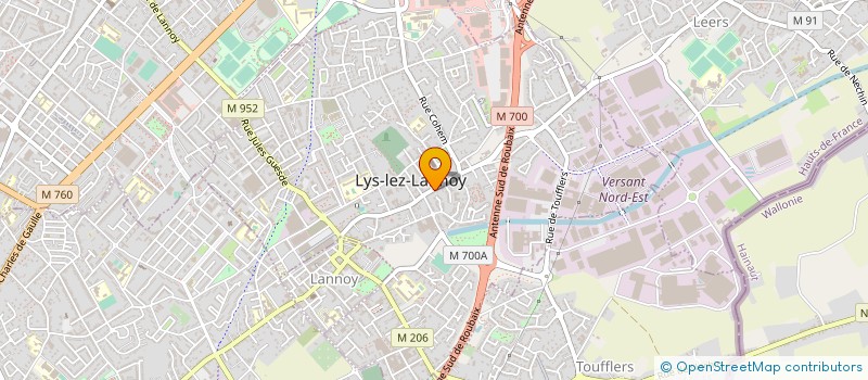 localisation de l'entreprise MONSIEUR ROMAIN DRON à LYS-LEZ-LANNOY