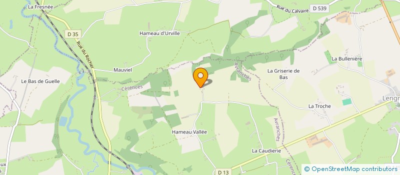 localisation de l'entreprise MONSIEUR ROMAIN DROUET  CERENCES