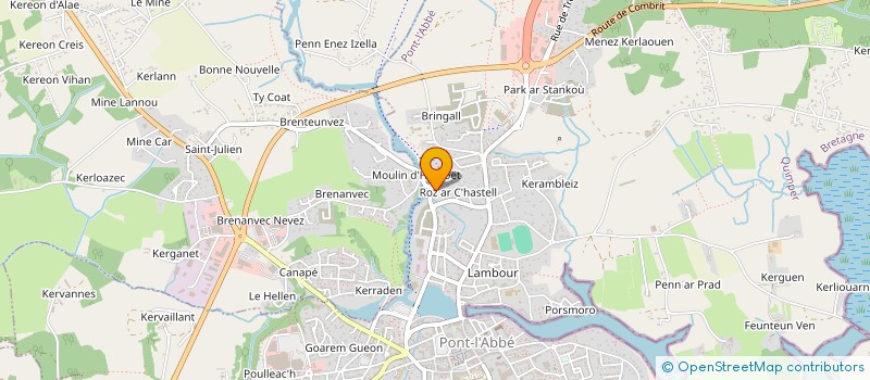 localisation de l'entreprise MONSIEUR ROMAIN DUARTE LEITE  PONT-L'ABBE