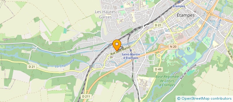 localisation de l'entreprise MONSIEUR ROMAIN DUBARD à ETAMPES