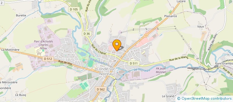 localisation de l'entreprise MONSIEUR ROMAIN DUBOIS  CONDE-EN-NORMANDIE