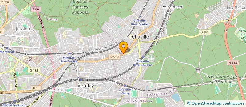 localisation de l'entreprise MONSIEUR ROMAIN DUBOS à CHAVILLE
