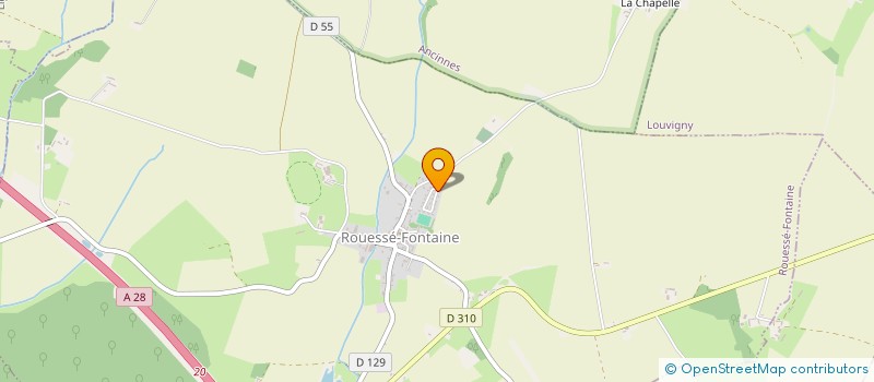 localisation de l'entreprise MONSIEUR ROMAIN DUBREUIL  ROUESSE-FONTAINE